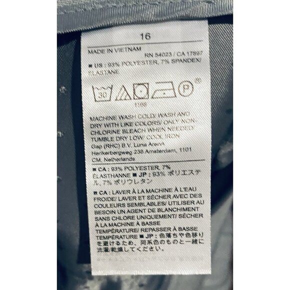 Banana Republic Pants Womens 16 Gray Sculpted Stretch Trousers Academia Work - Picture 6 of 7